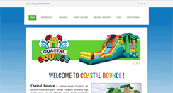 Desktop Screenshot of coastalbounce.com